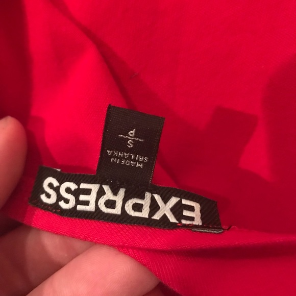 Express red flowy dress - worn once - Picture 5 of 5